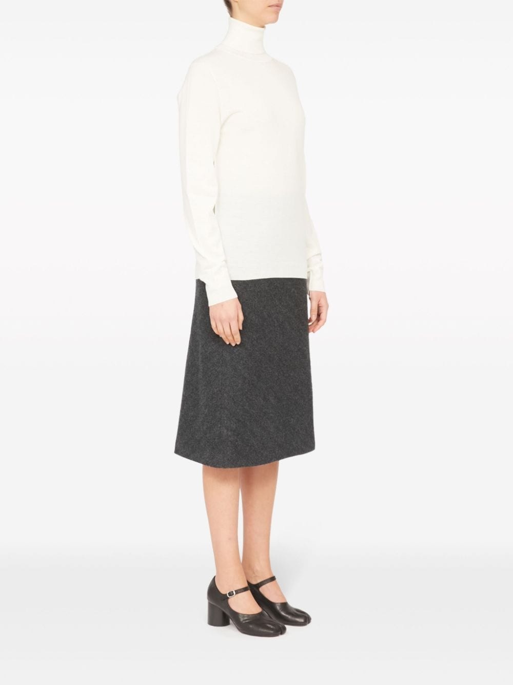 high-neck merino-wool jumper - 3