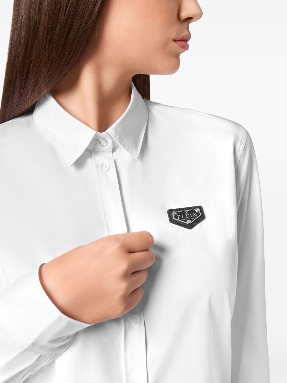 LS Iconic Plein poplin shirt - 5