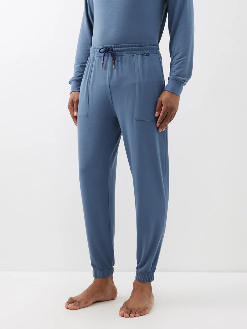Artist Stripe-tip modal-blend pyjama trousers - 1