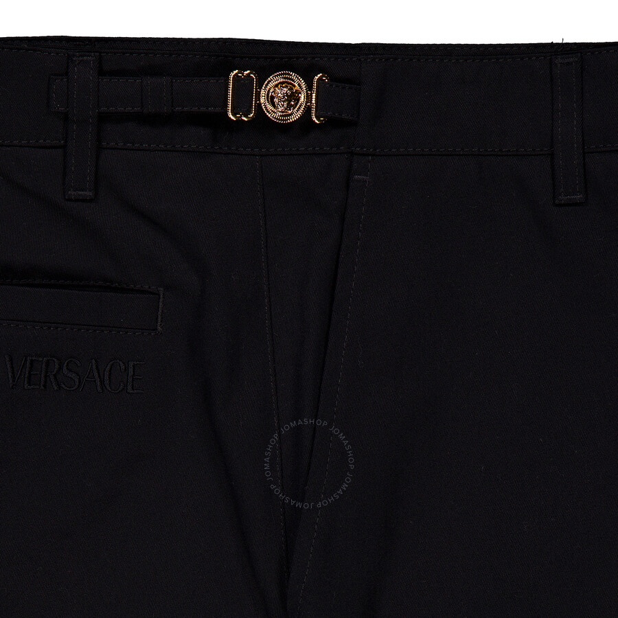 Versace Mid-Rise Straight-Leg Trousers, Brand Size 50 (US Size 34) - 7