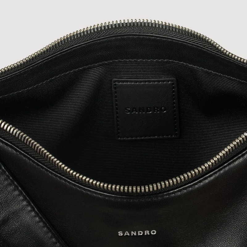 SMALL LEATHER HOBO BAG 6
