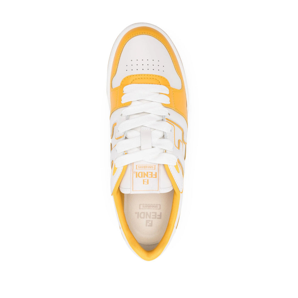 Fendi Yellow Trainers - Low-Tops Men - 3