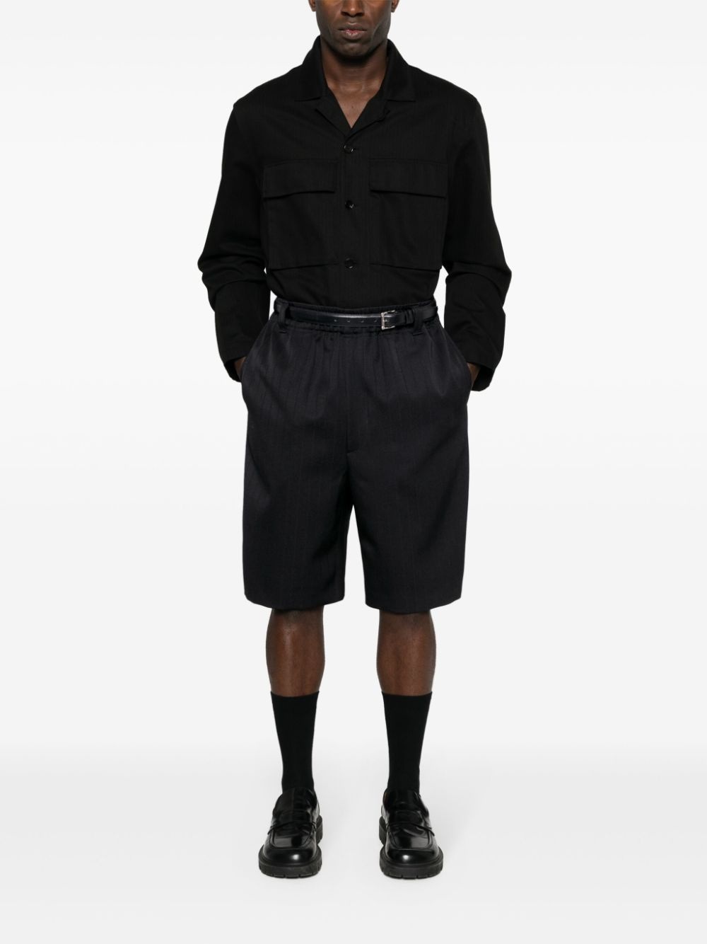 Le Bermuda Juego wool shorts - 2