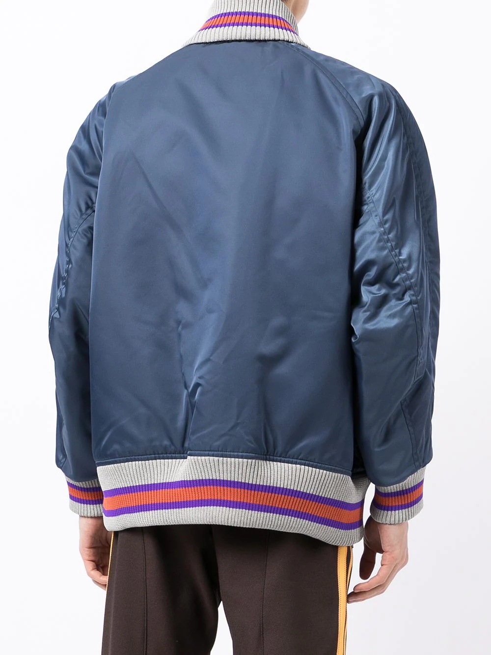 patch-detail bomber jacket - 4