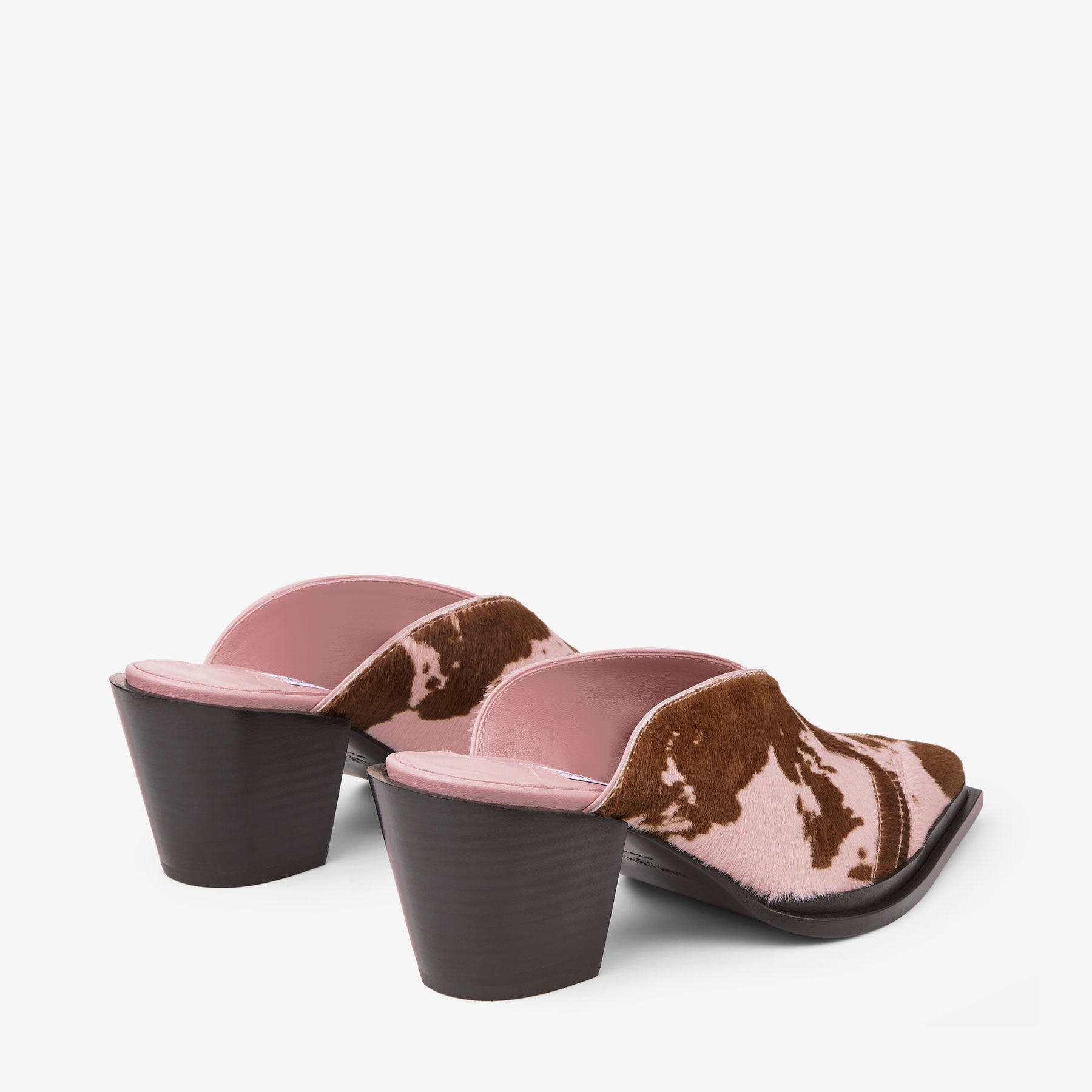 Cece Mule 60
Rose Cow Print Mules - 5