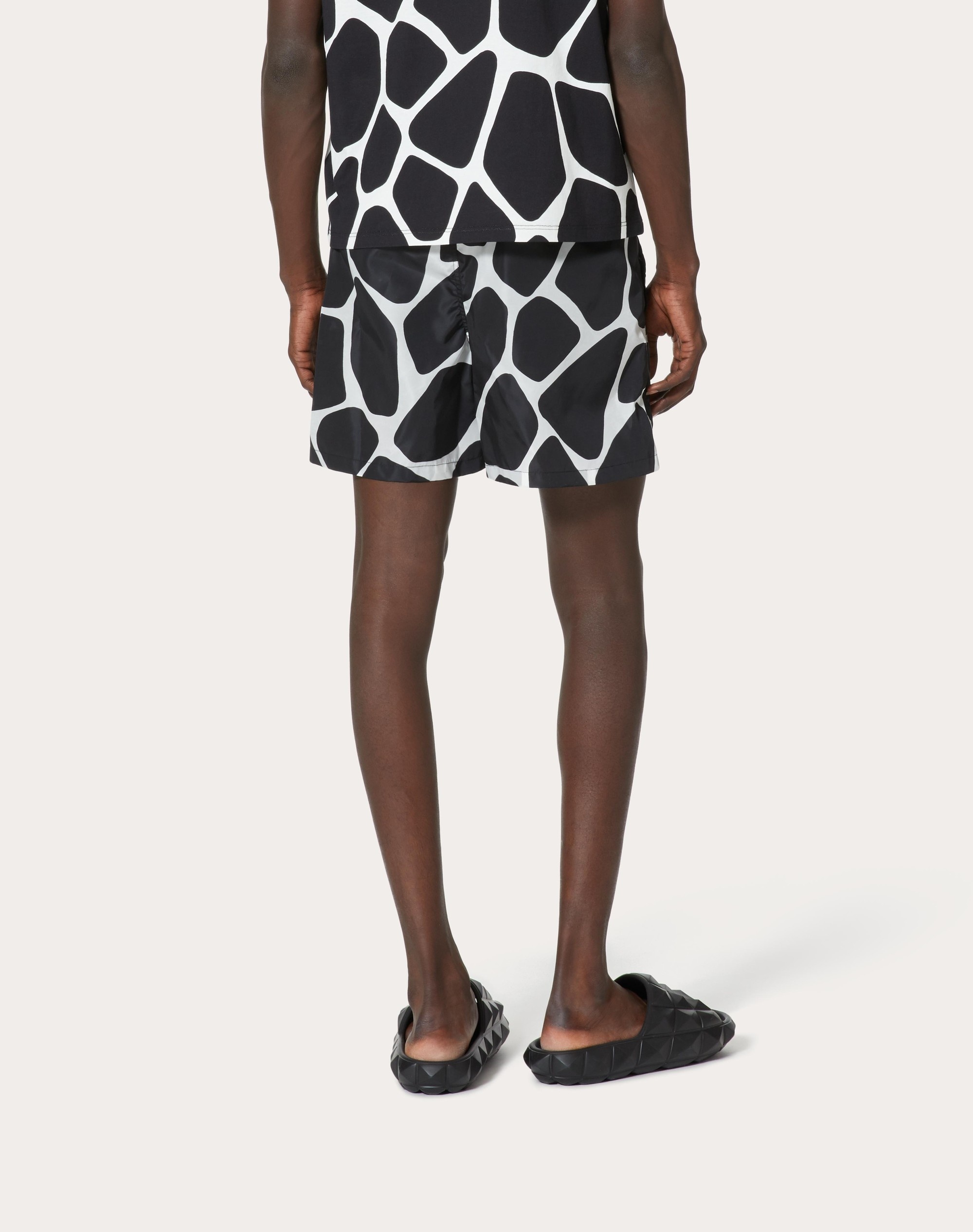 NYLON SWIMSUIT WITH GIRAFFA RE-EDITION PRINT - 4