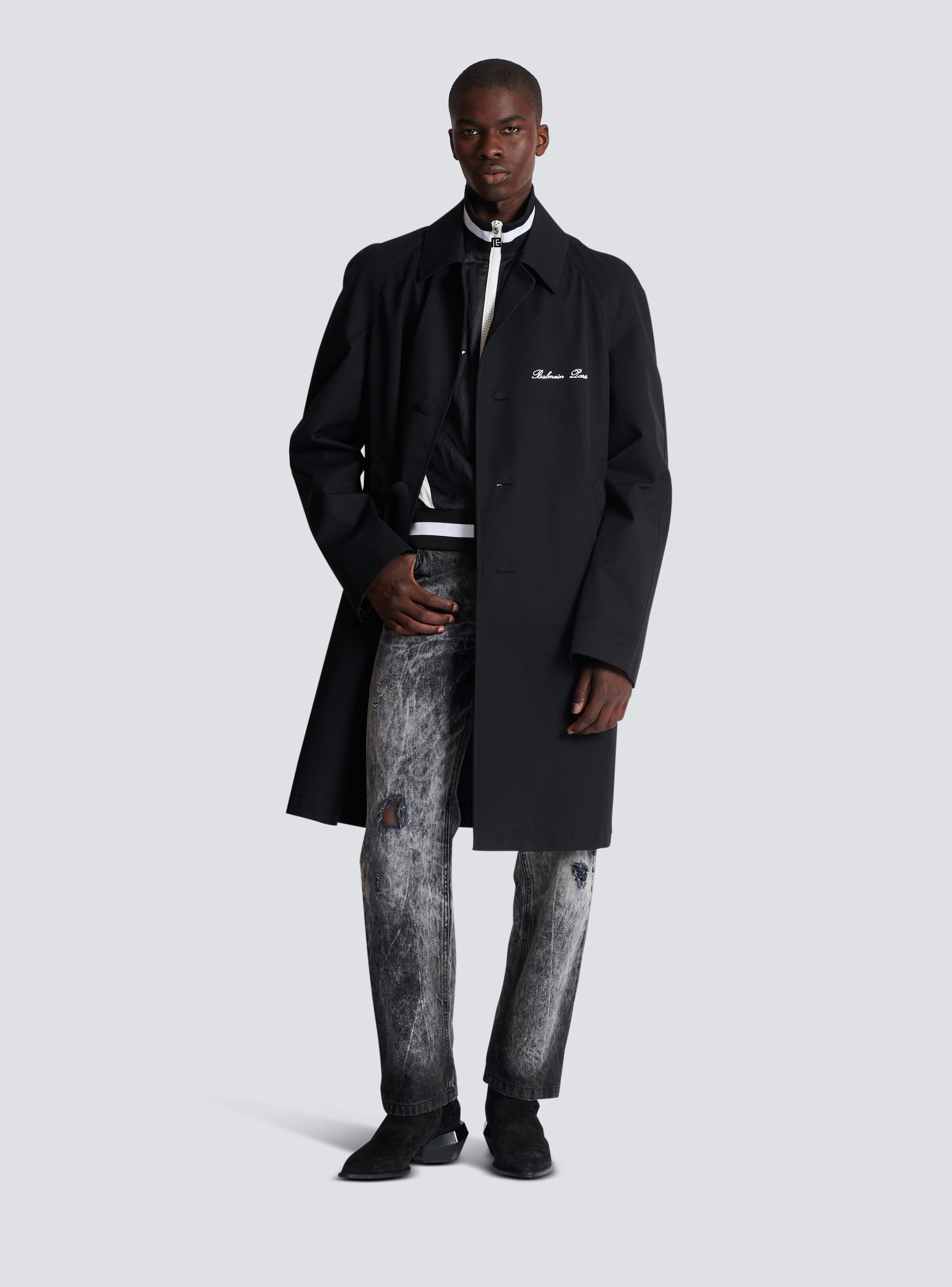 Balmain Signature car coat - 2