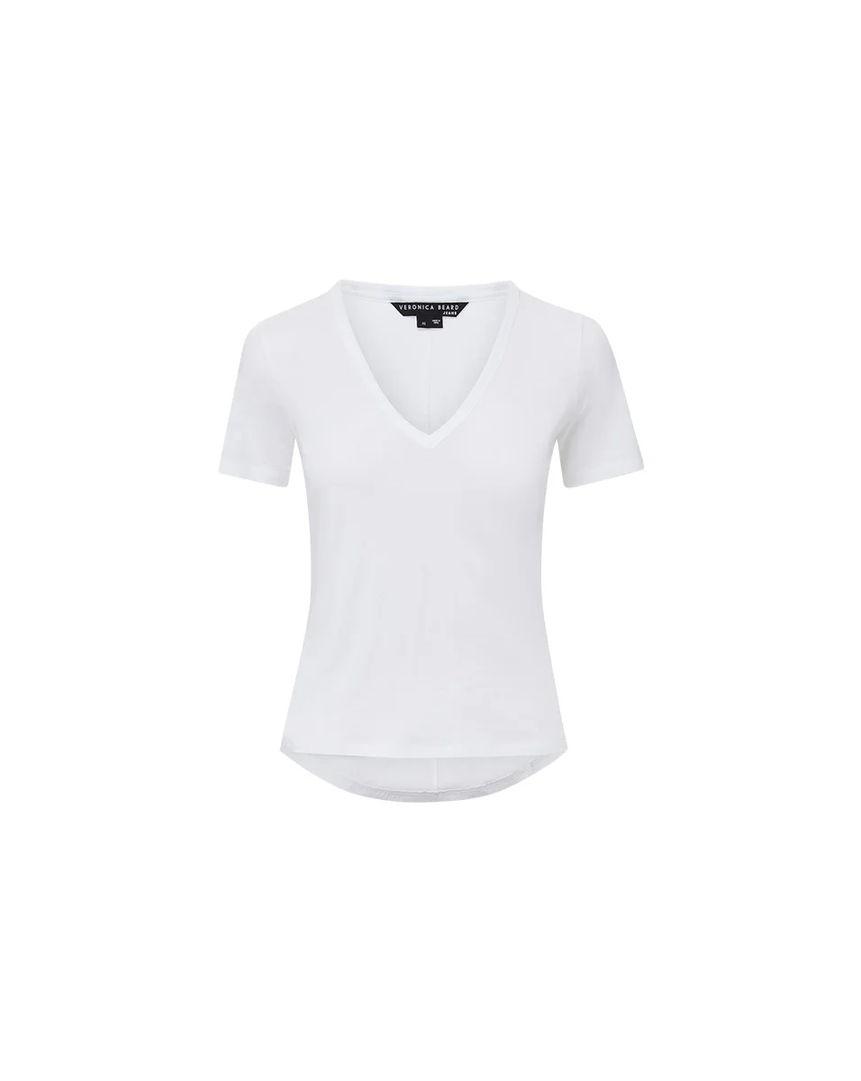 CINDY V-NECK TEE - 1