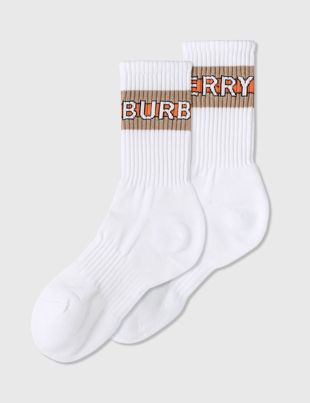 Logo Intarsia Cotton Blend Socks - 3