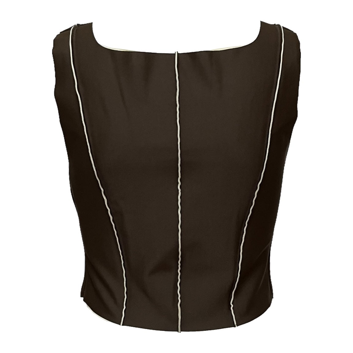 CHANEL Spring Summer 1999 Sleeveless Bustier Top - 2