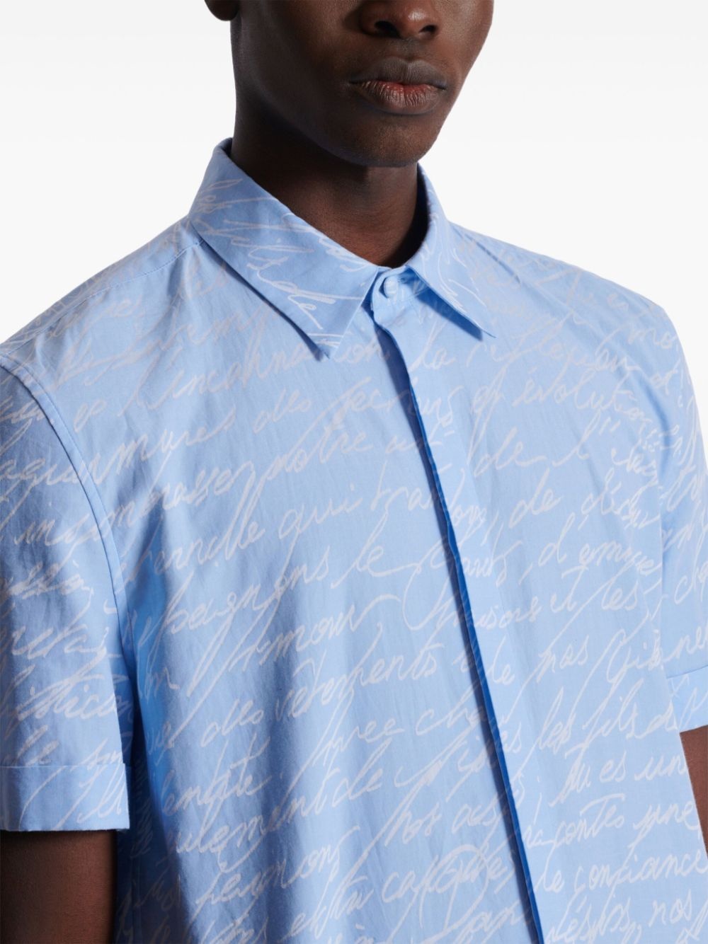 Love Letter-jacquard shirt - 7