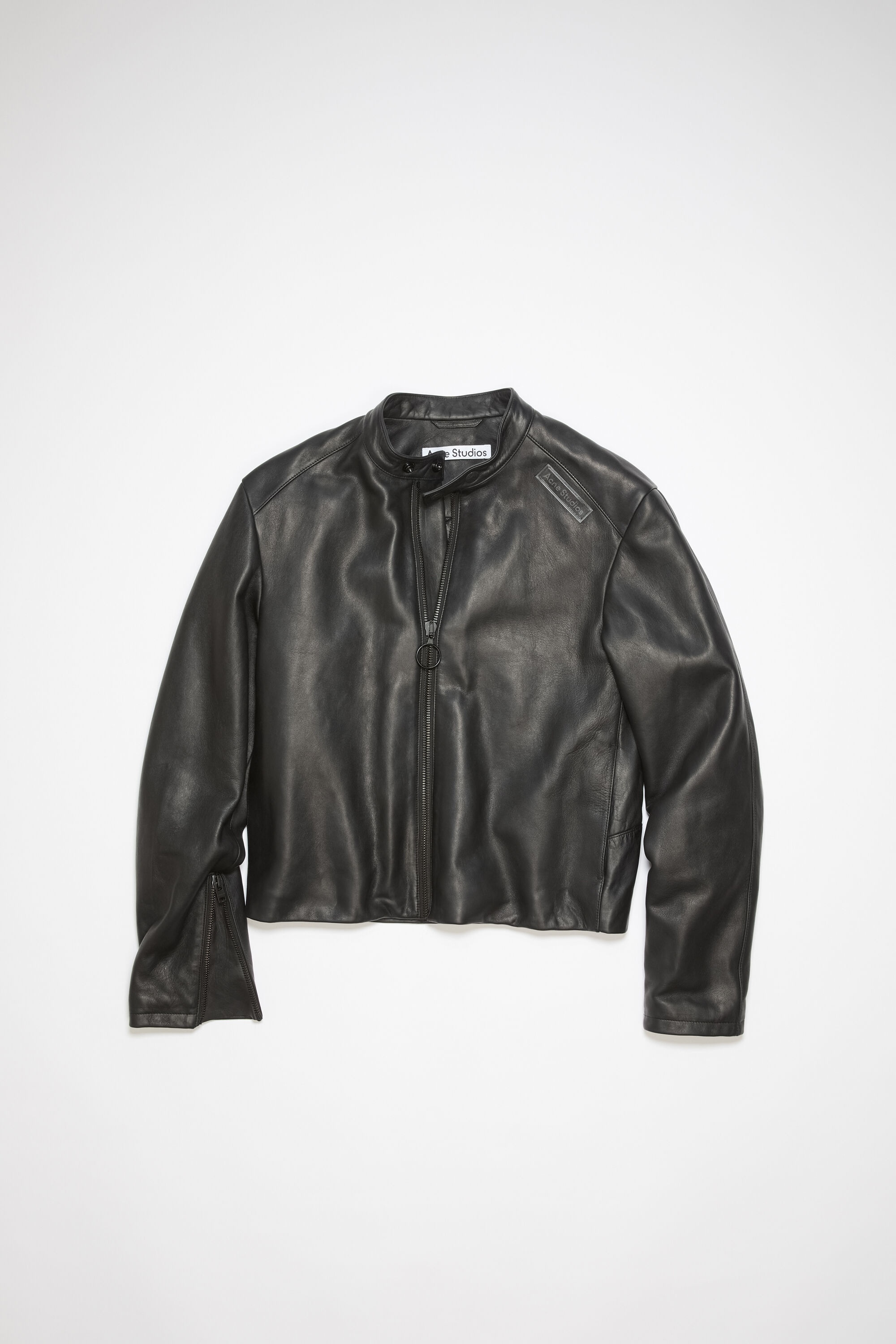 Leather jacket - Black - 7