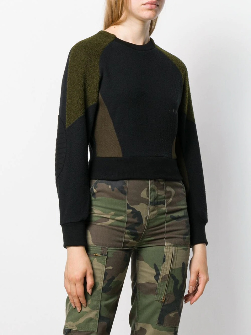 fleece panel sweatshirt 3