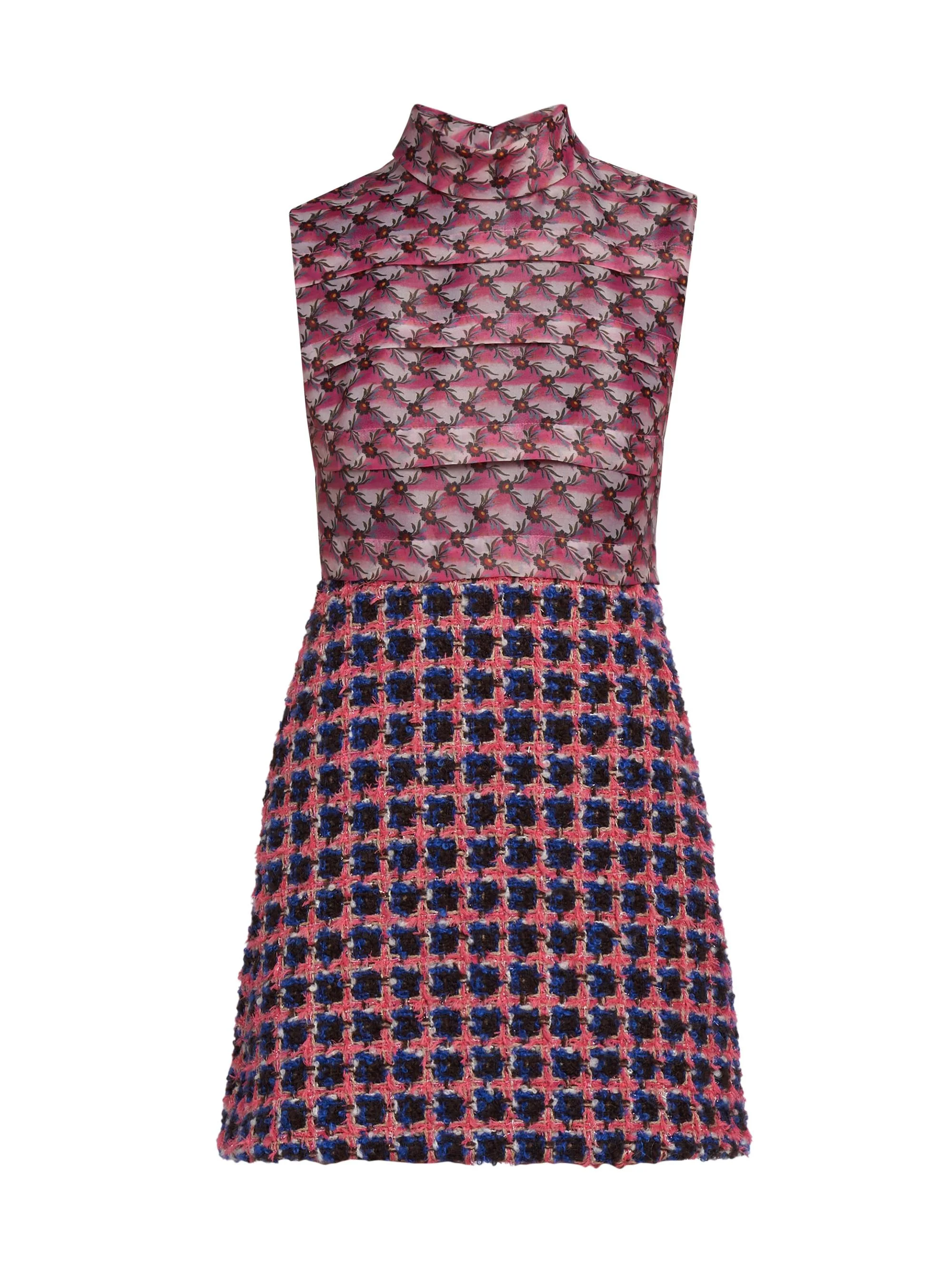 Women's Tweed Minidress - Pink - 1
