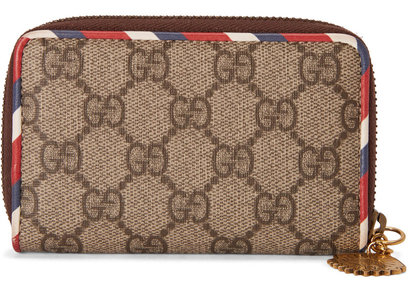 GUCCI Gucci Zip Wallet Courrier Supreme GG Beige outlook