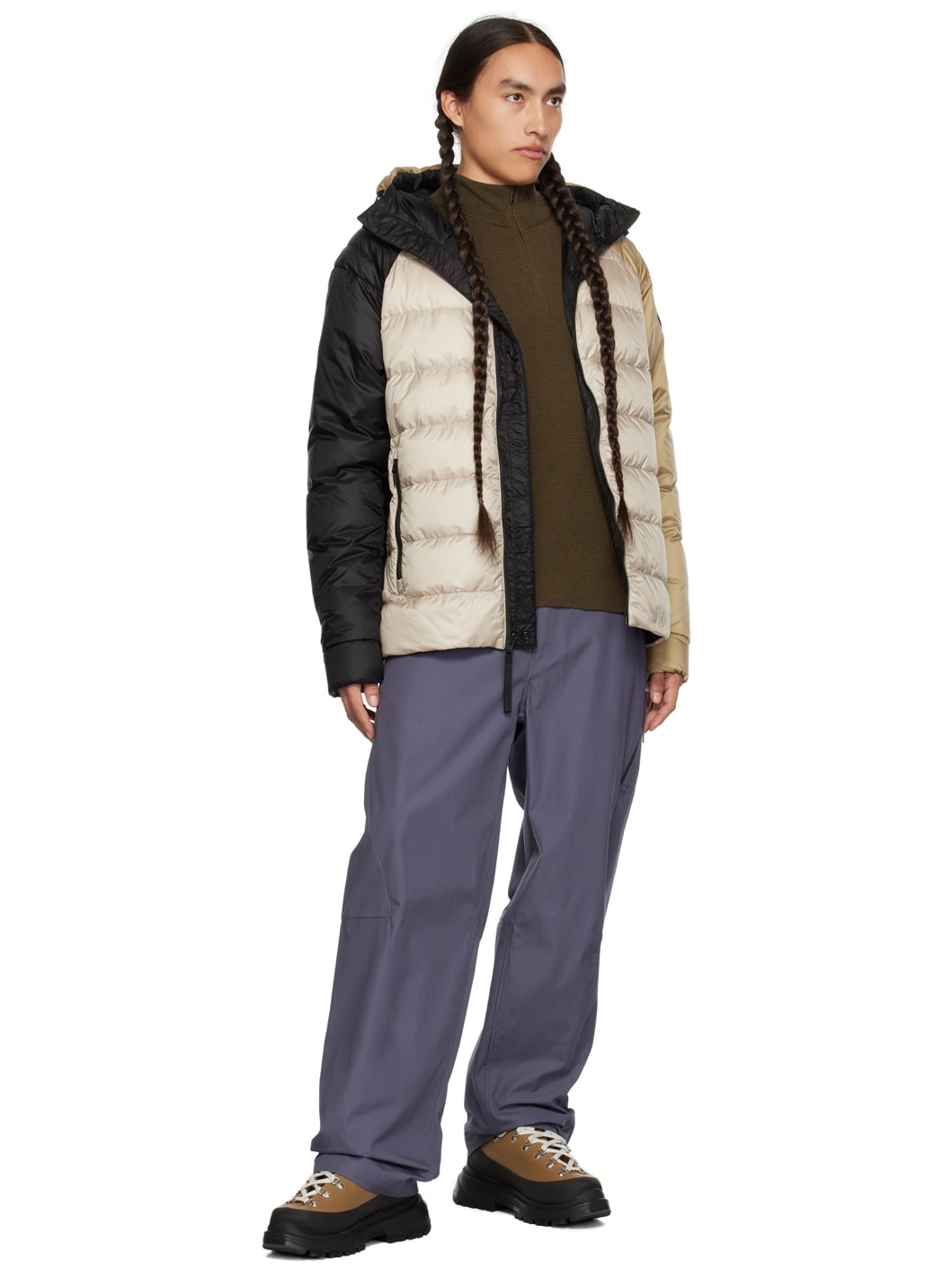 Beige Legacy Reversible Down Jacket - 5