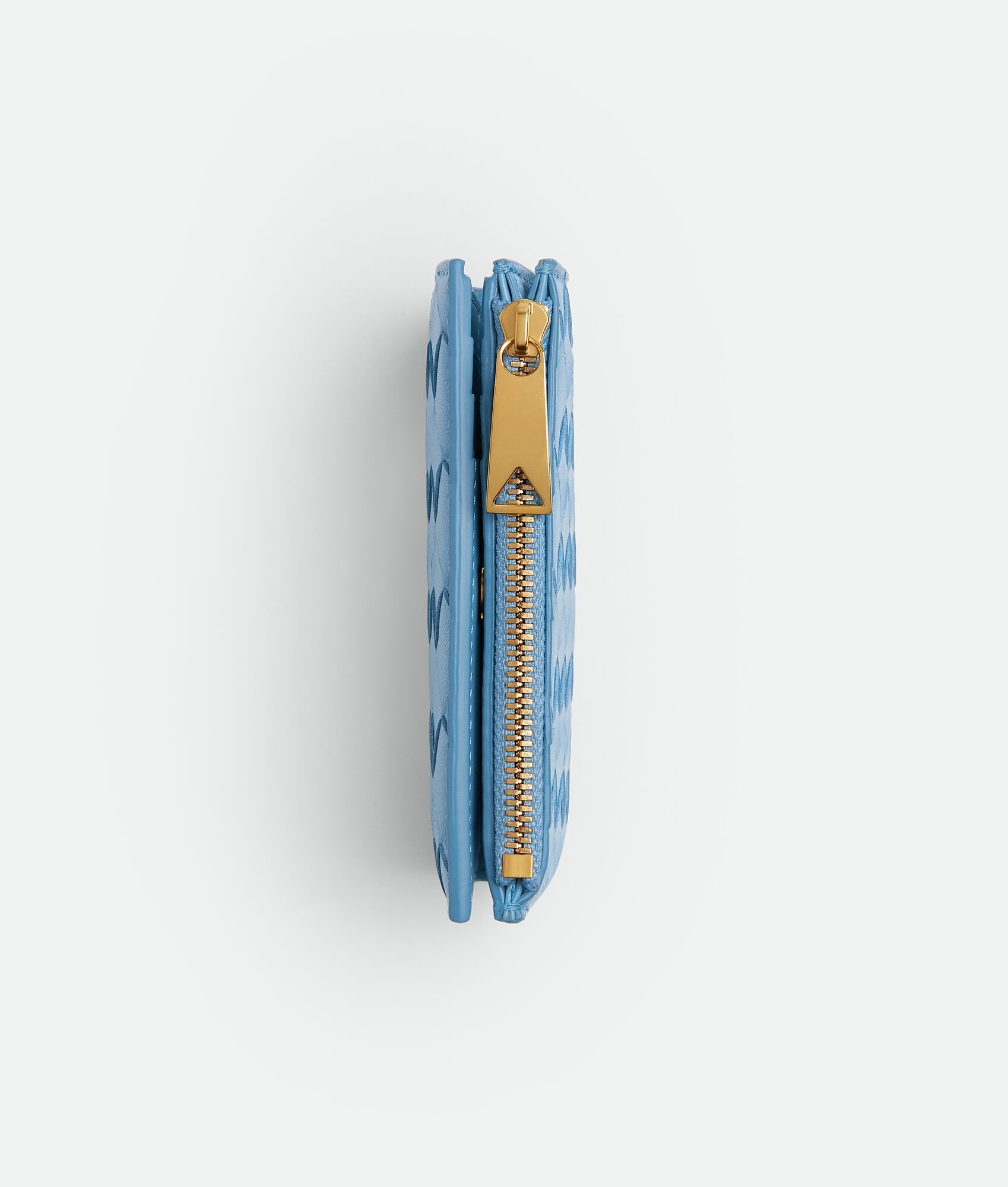 Small Intrecciato Bi-Fold Zip Wallet - 4