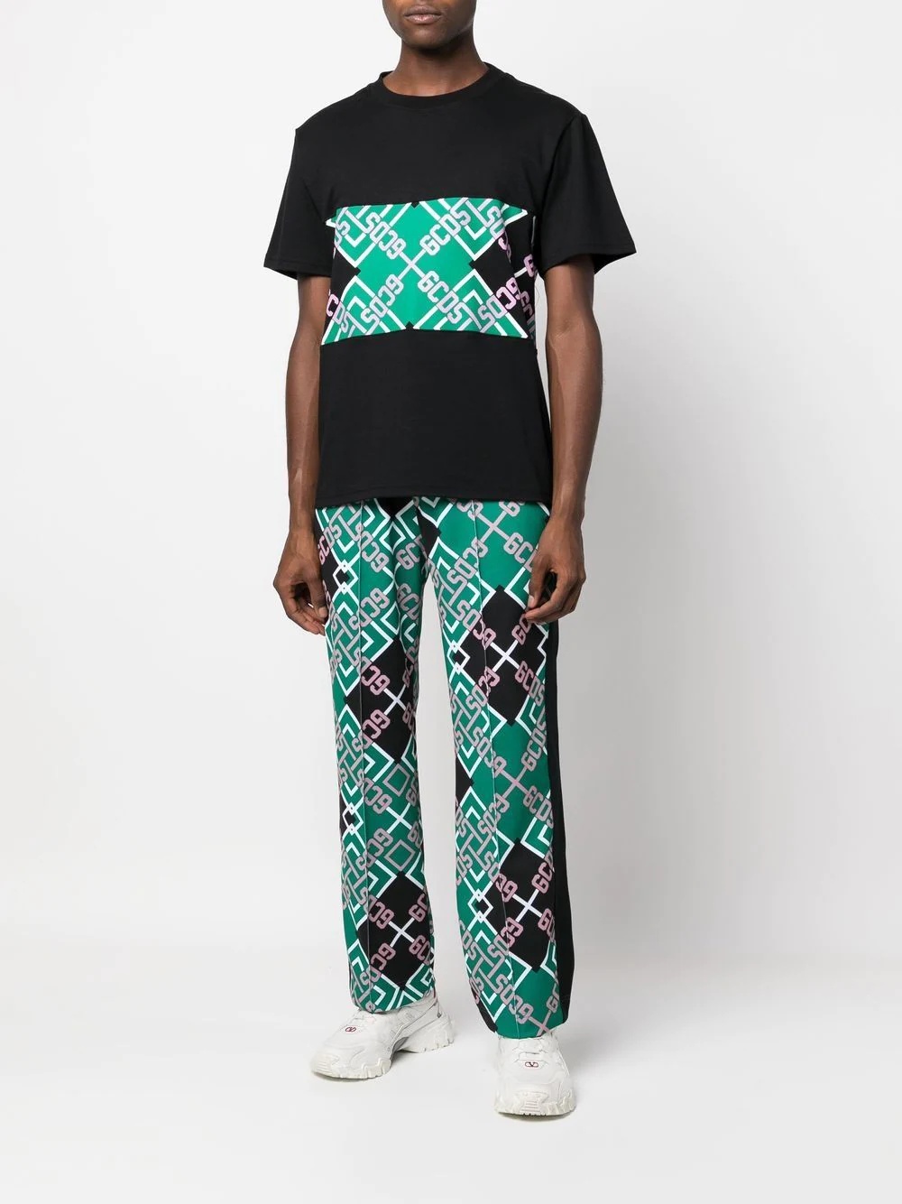 logo-print straight-leg track pants - 2