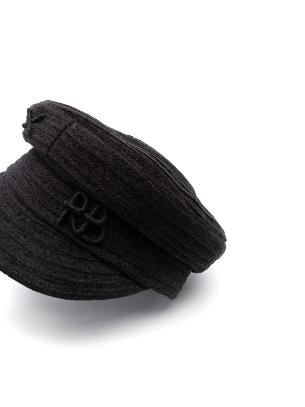 logo-embroidered Baker Boy hat - 2