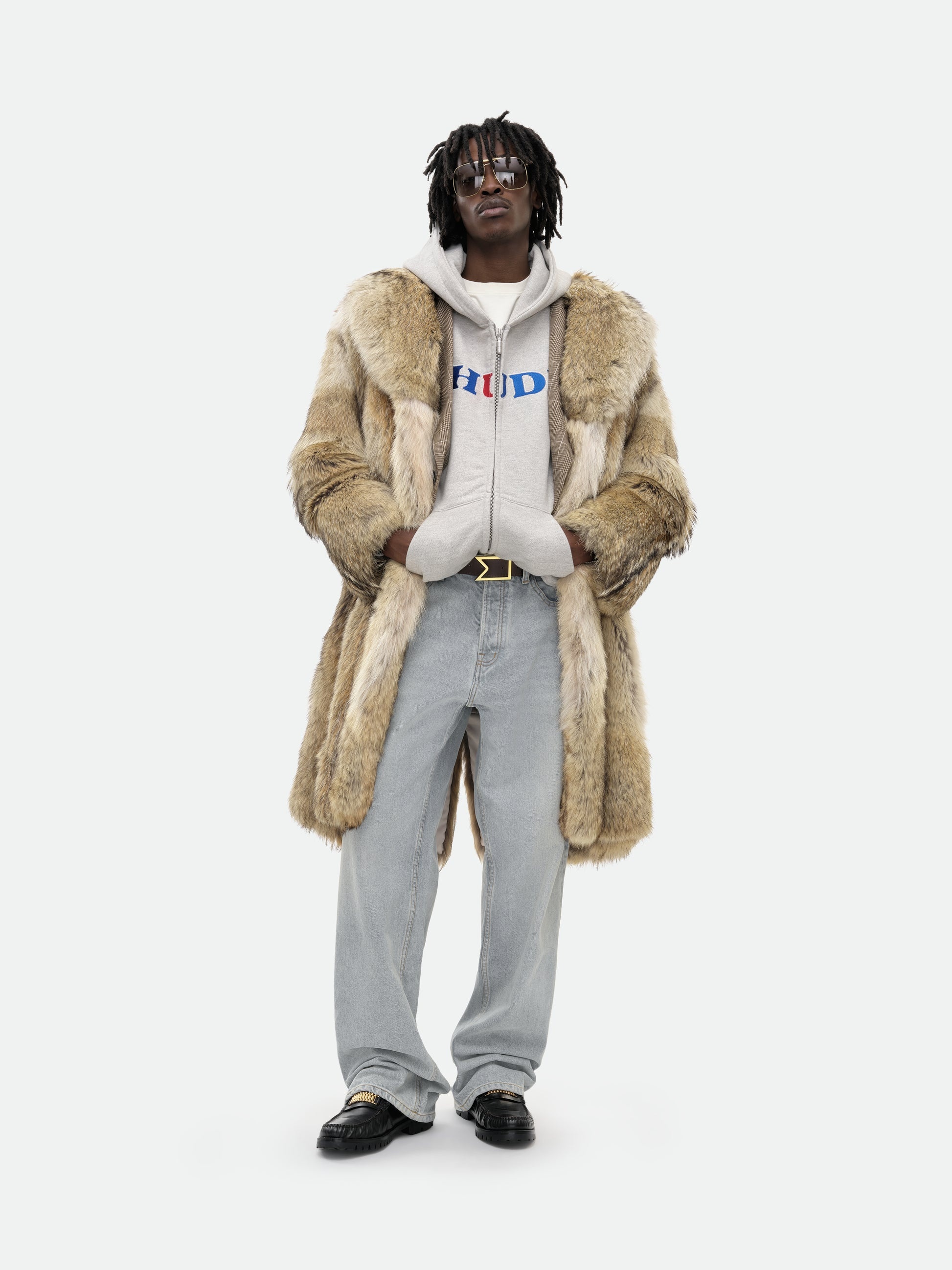 RHUDE RACING ZIP-UP HOODIE - 10