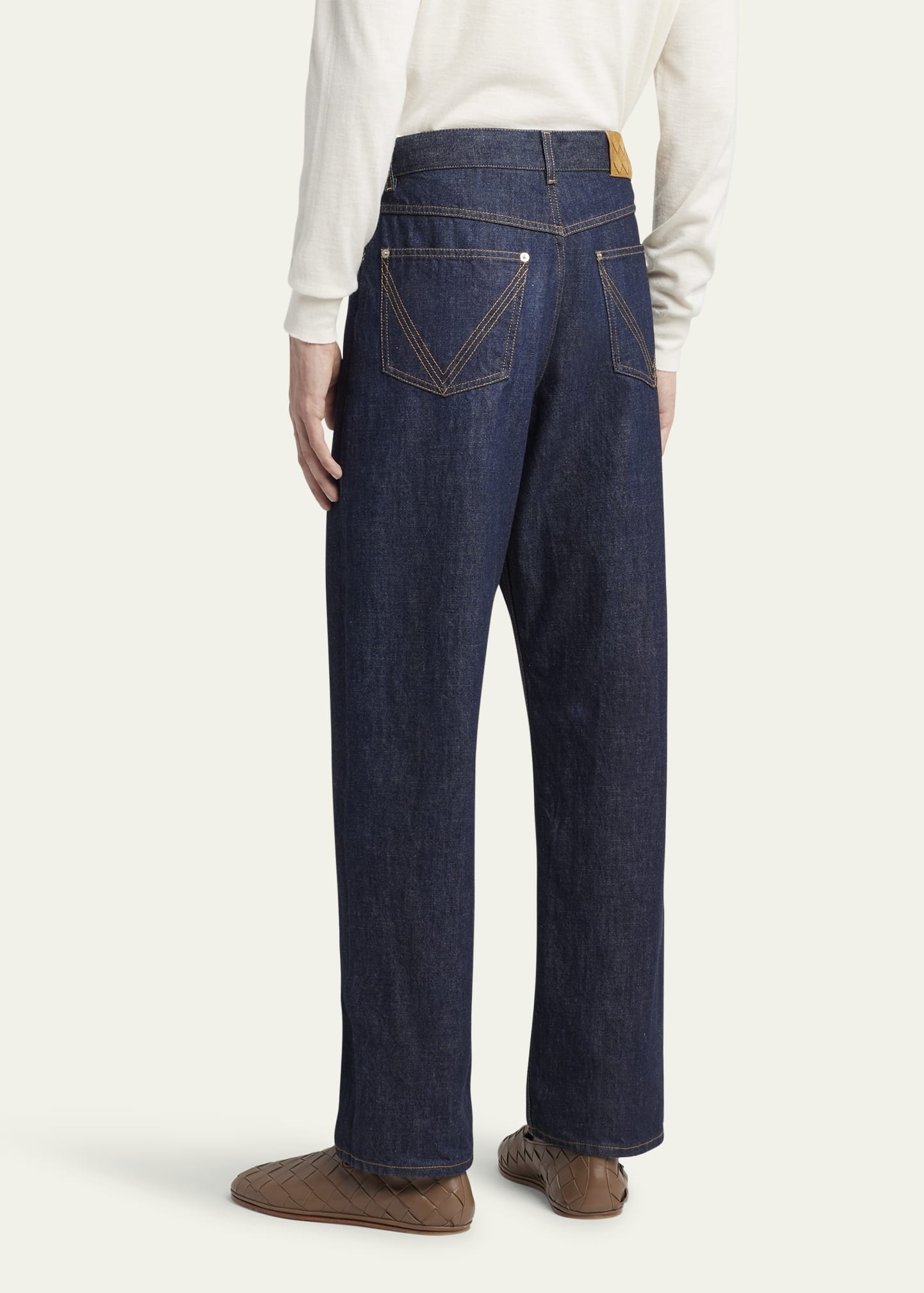 Men's Soft Denim Trousers - 3