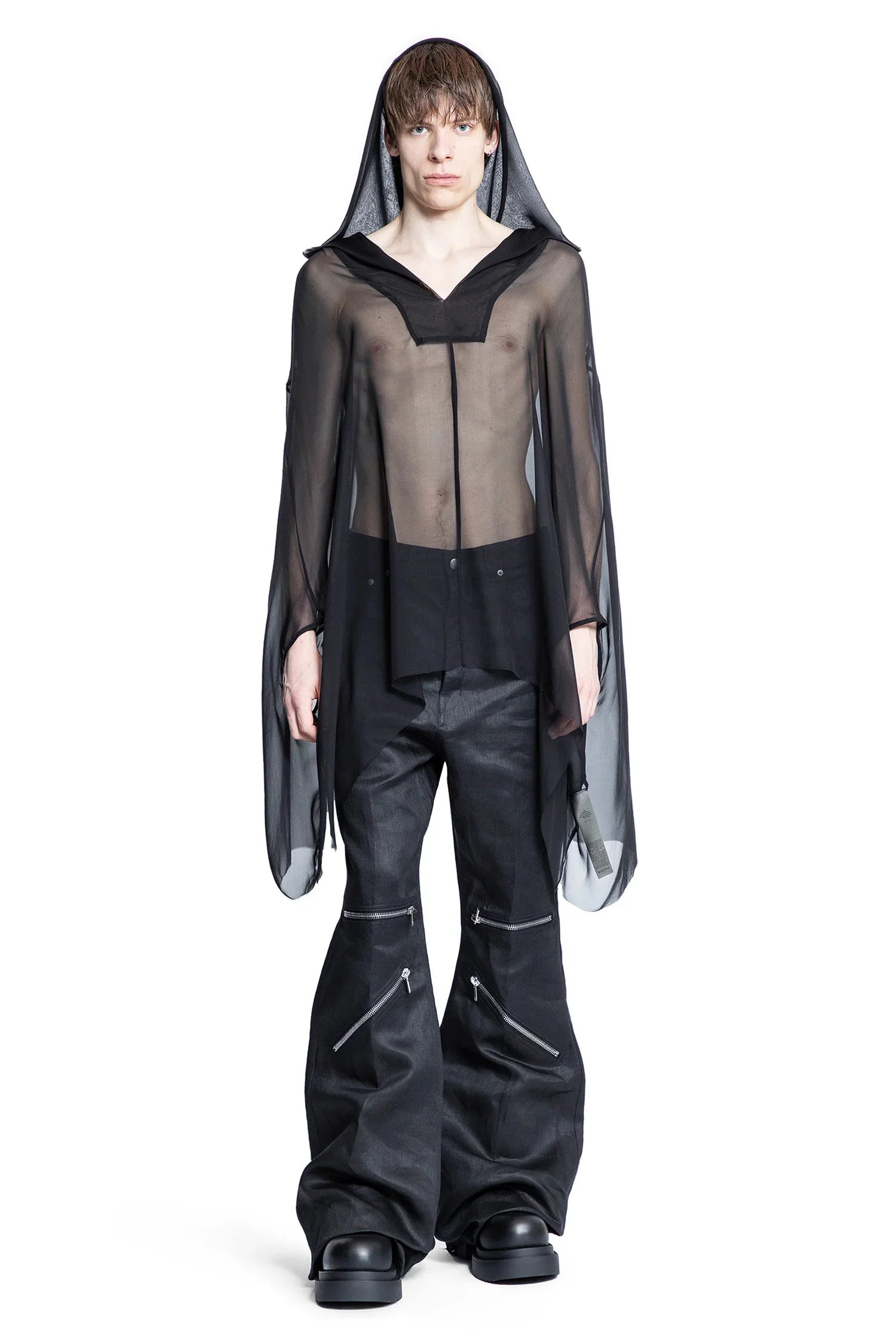 Hollywood-Hooded-Kaftan-In-Silk-Chiffon - 5