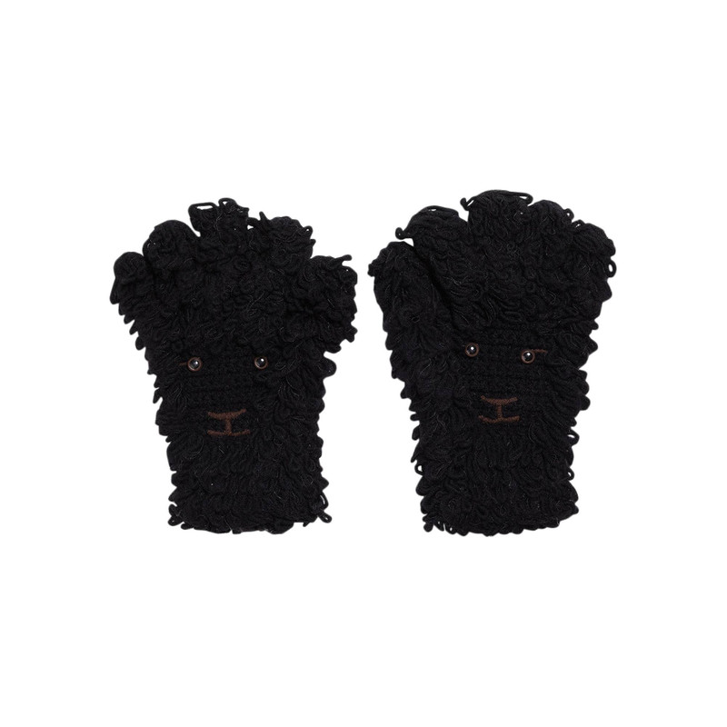 Doublet Sheep Face Gloves 'Black' - 1