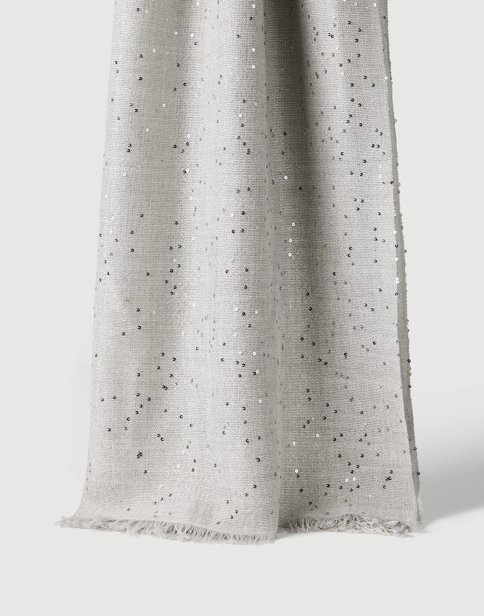 Cashmere and silk Diamond yarn scarf - 1