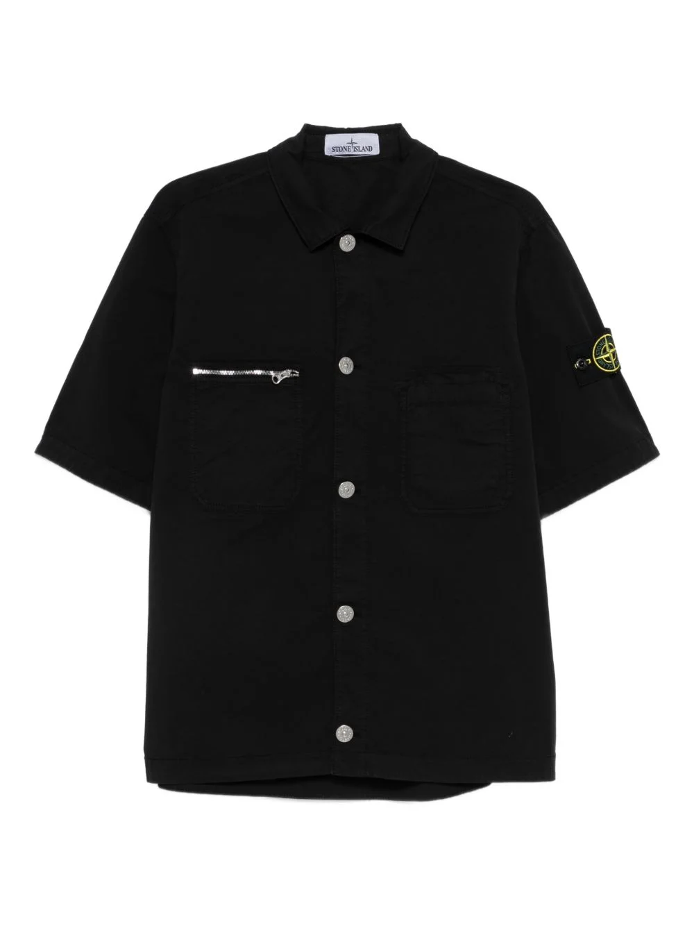 zi- pocket short-sleeve shirt - 1