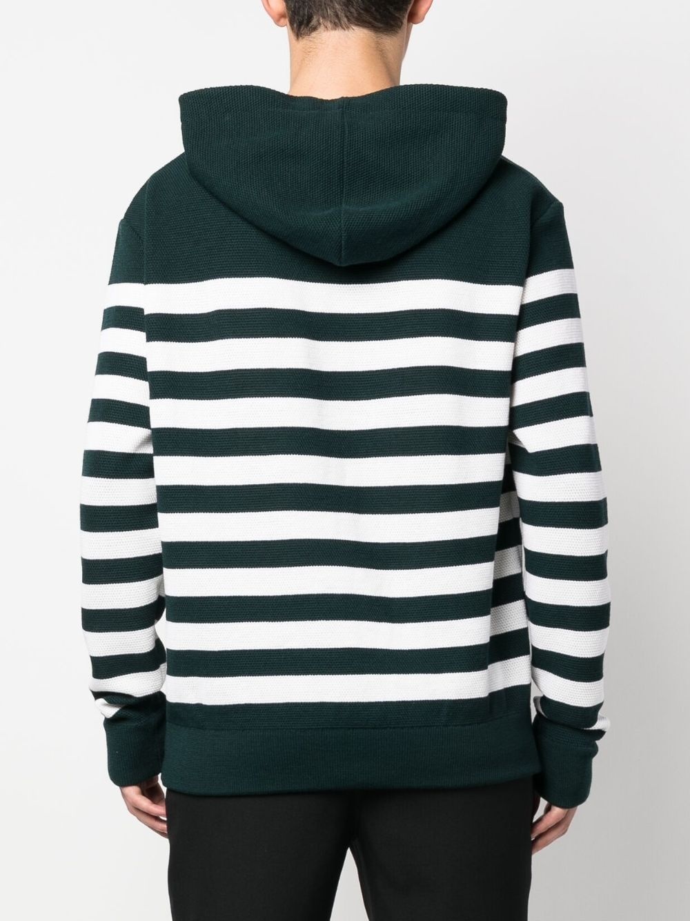 PB STRIPE WOOL HOODED SWEATER - 7