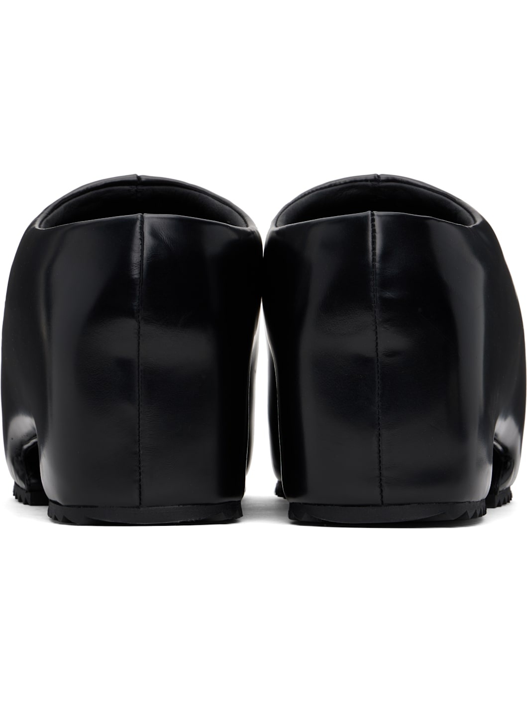 Black Platform Clogs - 2