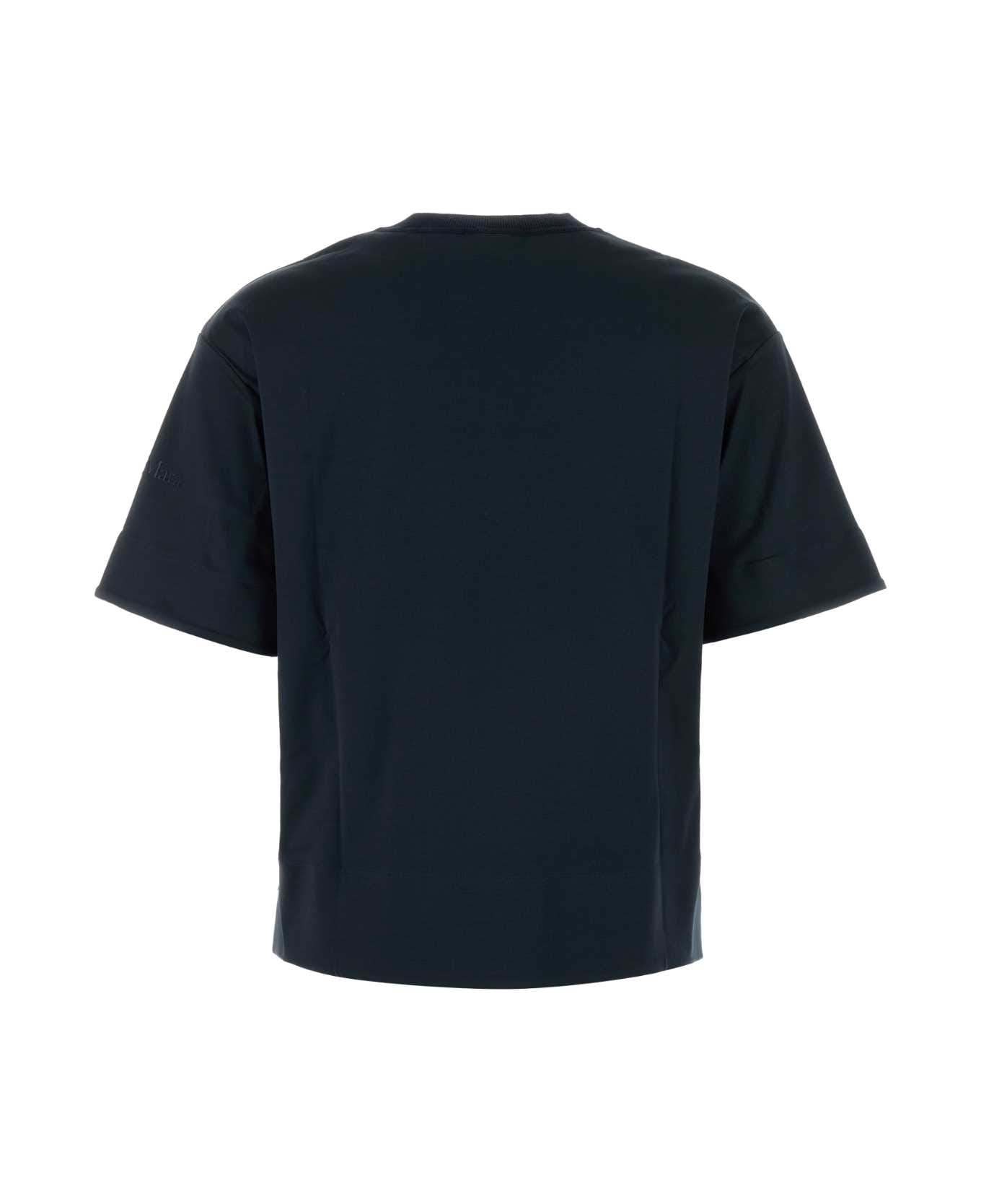 Midnight Blue Cotton Maser T-shirt - 2