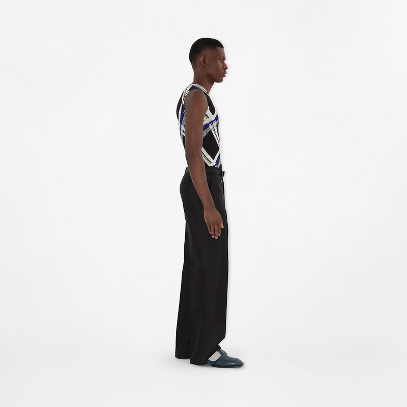 Check Silk Vest 3