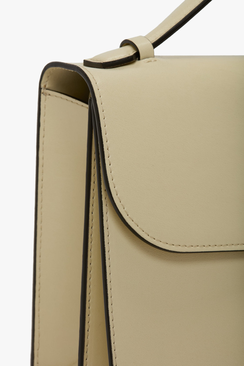 Victoria Beckham Dorian Bag In Ivory Smooth Leather outlook