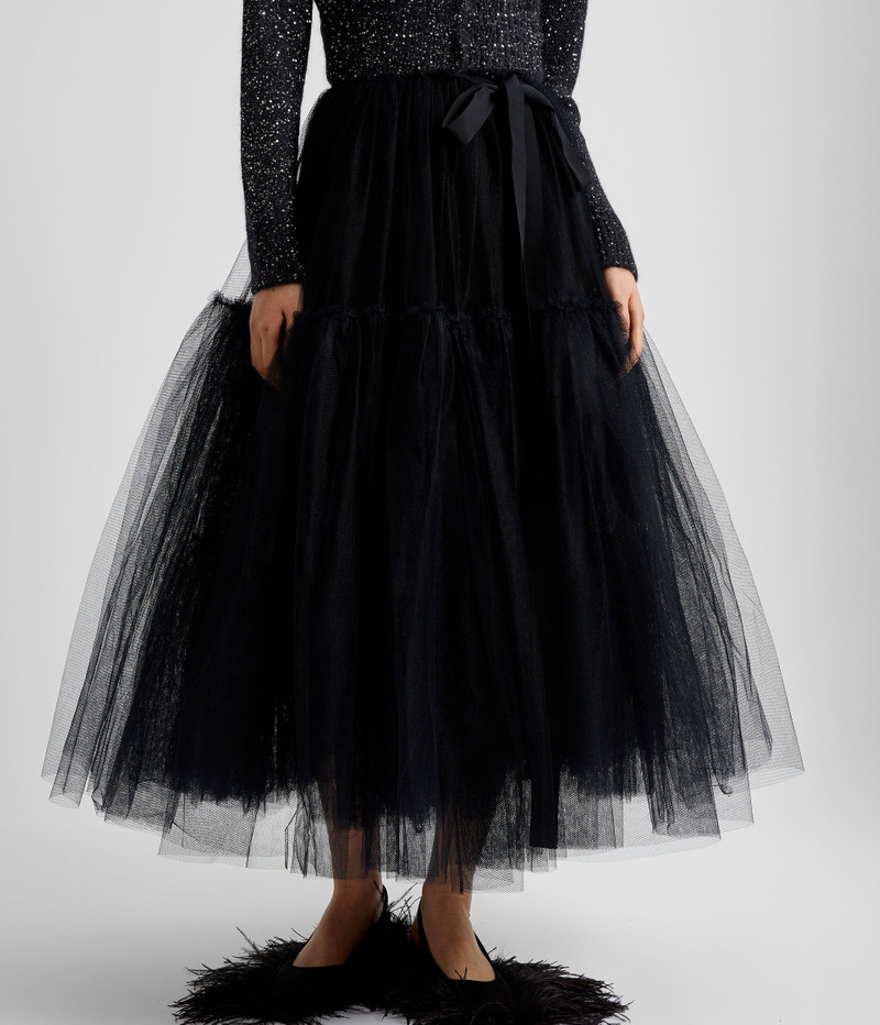MIDI SKIRT WITH BOW 4