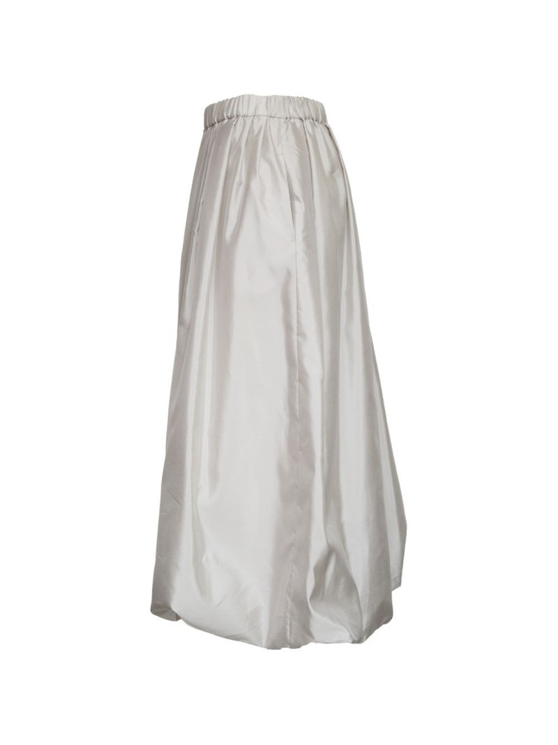 elastic waist gathered skirt 3