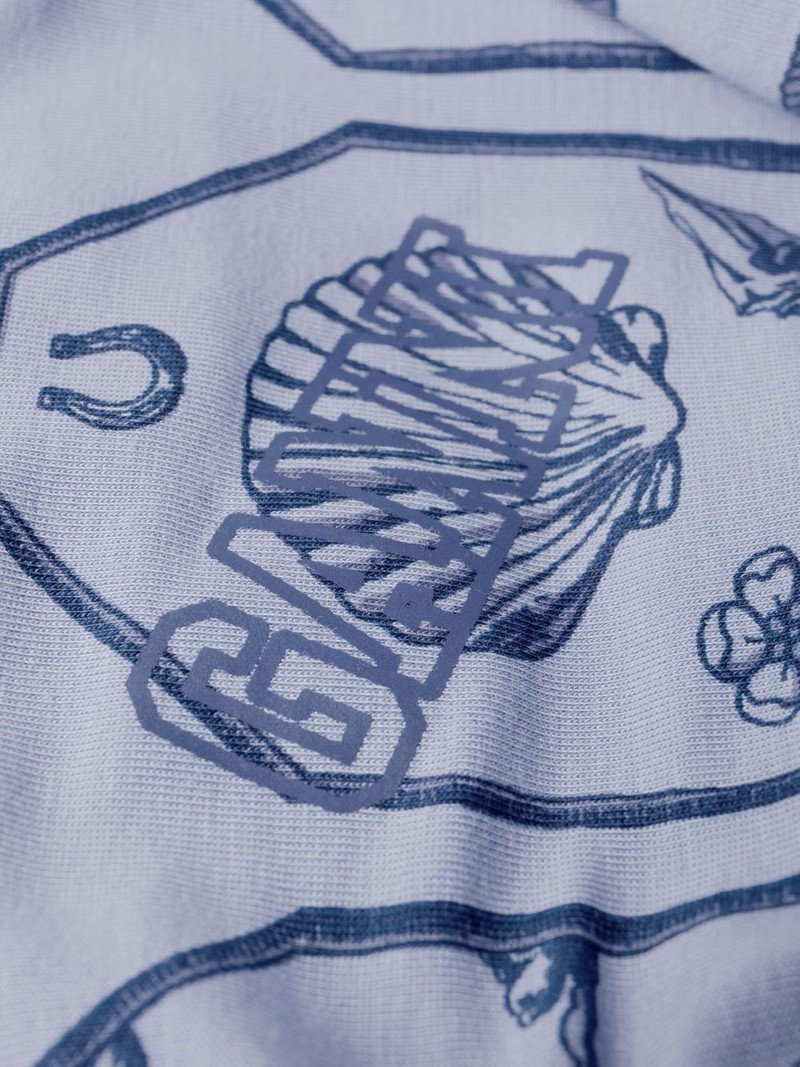 zodiac logo-print stretch-jersey dress 5