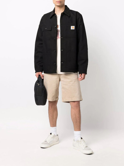 Carhartt logo-patch shirt jacket outlook