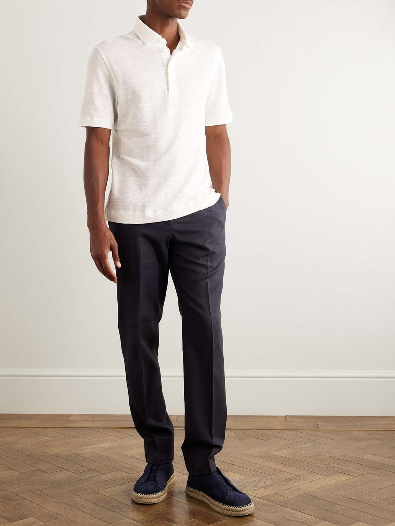 ZEGNA Oasi Linen Polo Shirt outlook
