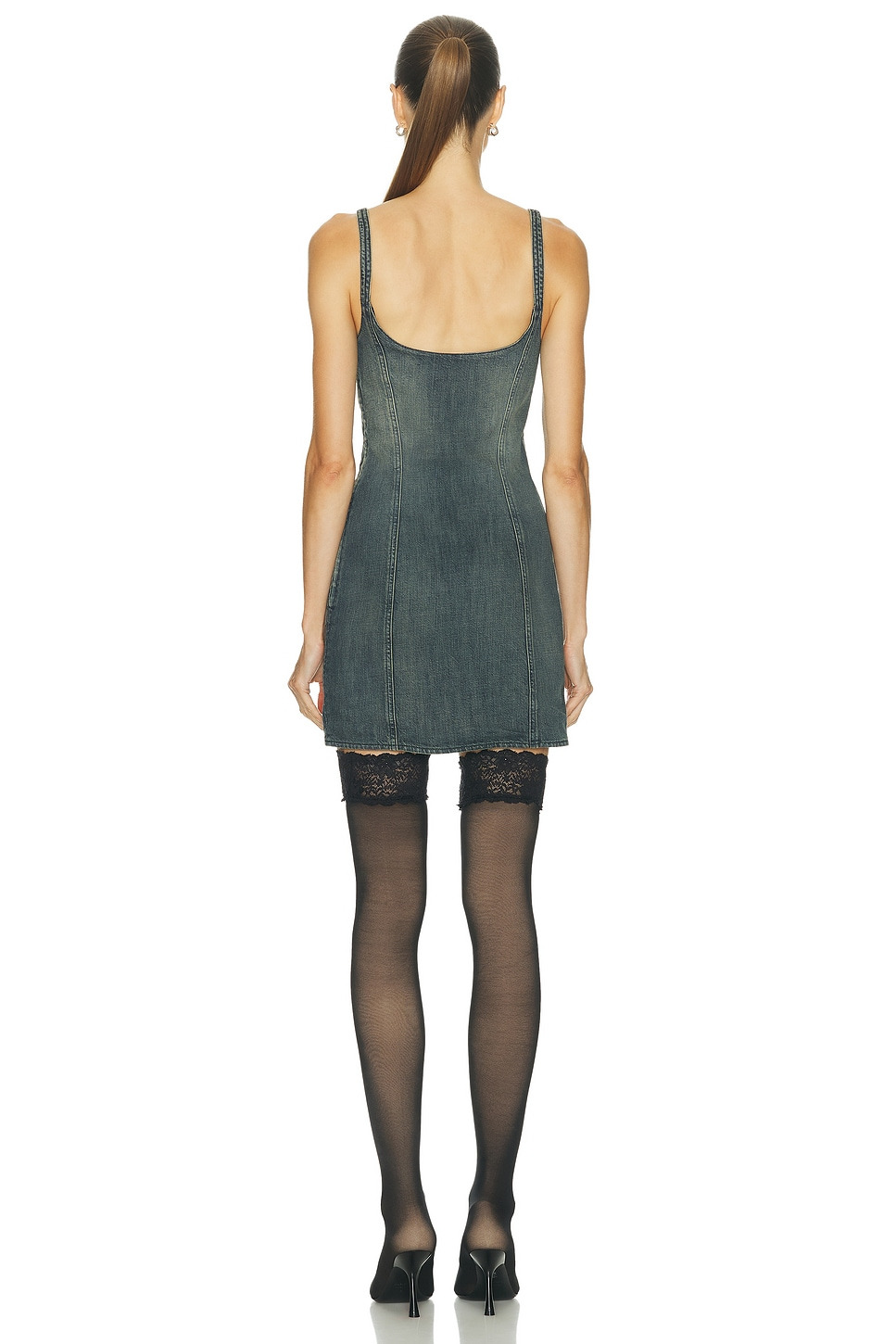 Corseted Mini Dress - 3