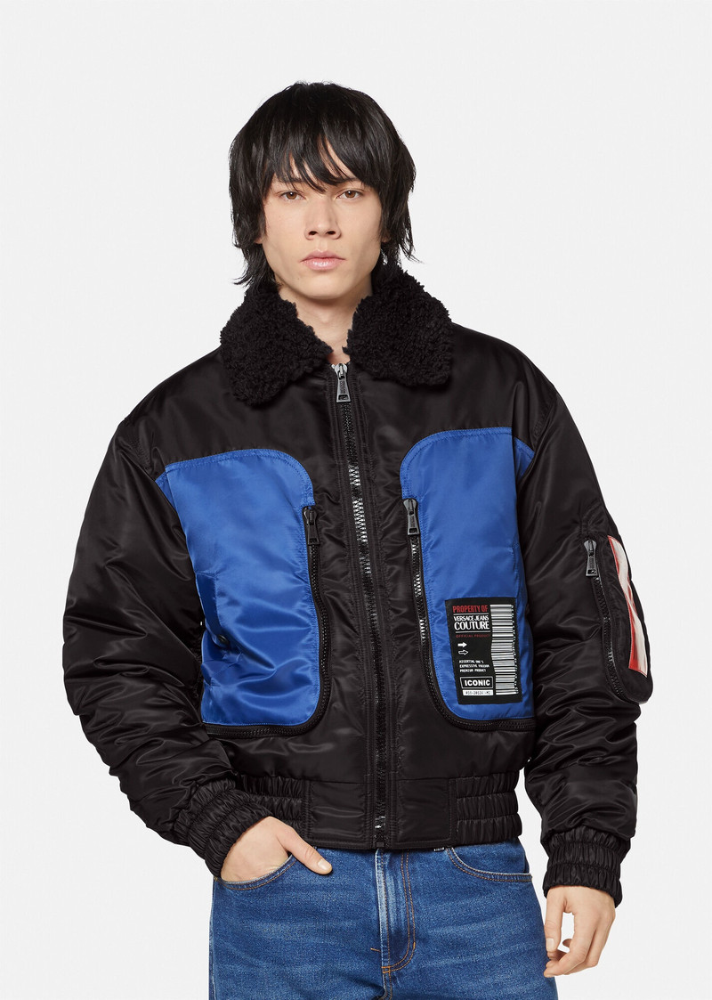 VERSACE JEANS COUTURE Etichetta Patch Jacket outlook