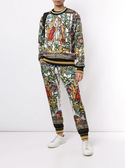 Dolce & Gabbana Napolean print track pants outlook