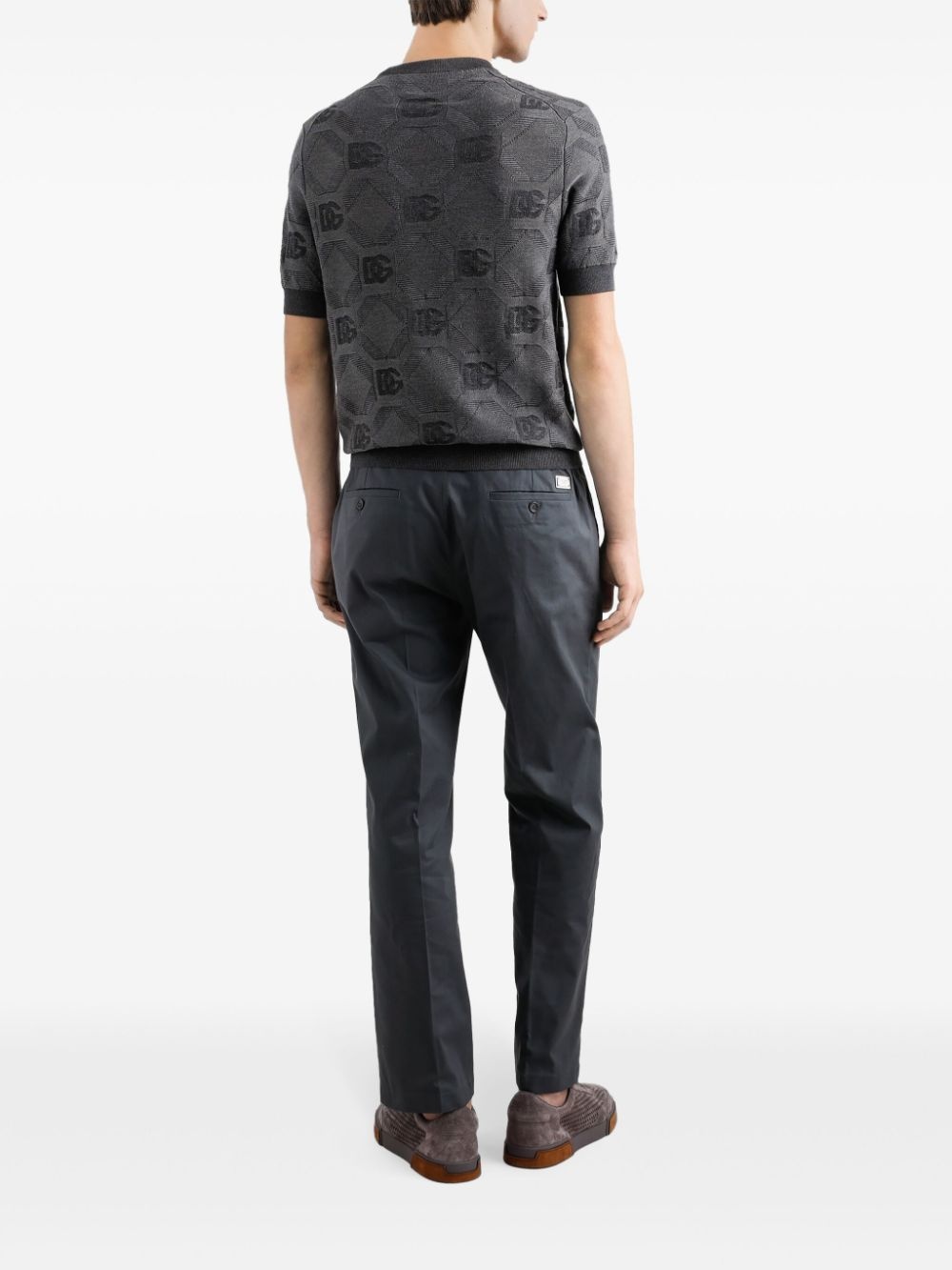 logo-jacquard T-shirt - 3