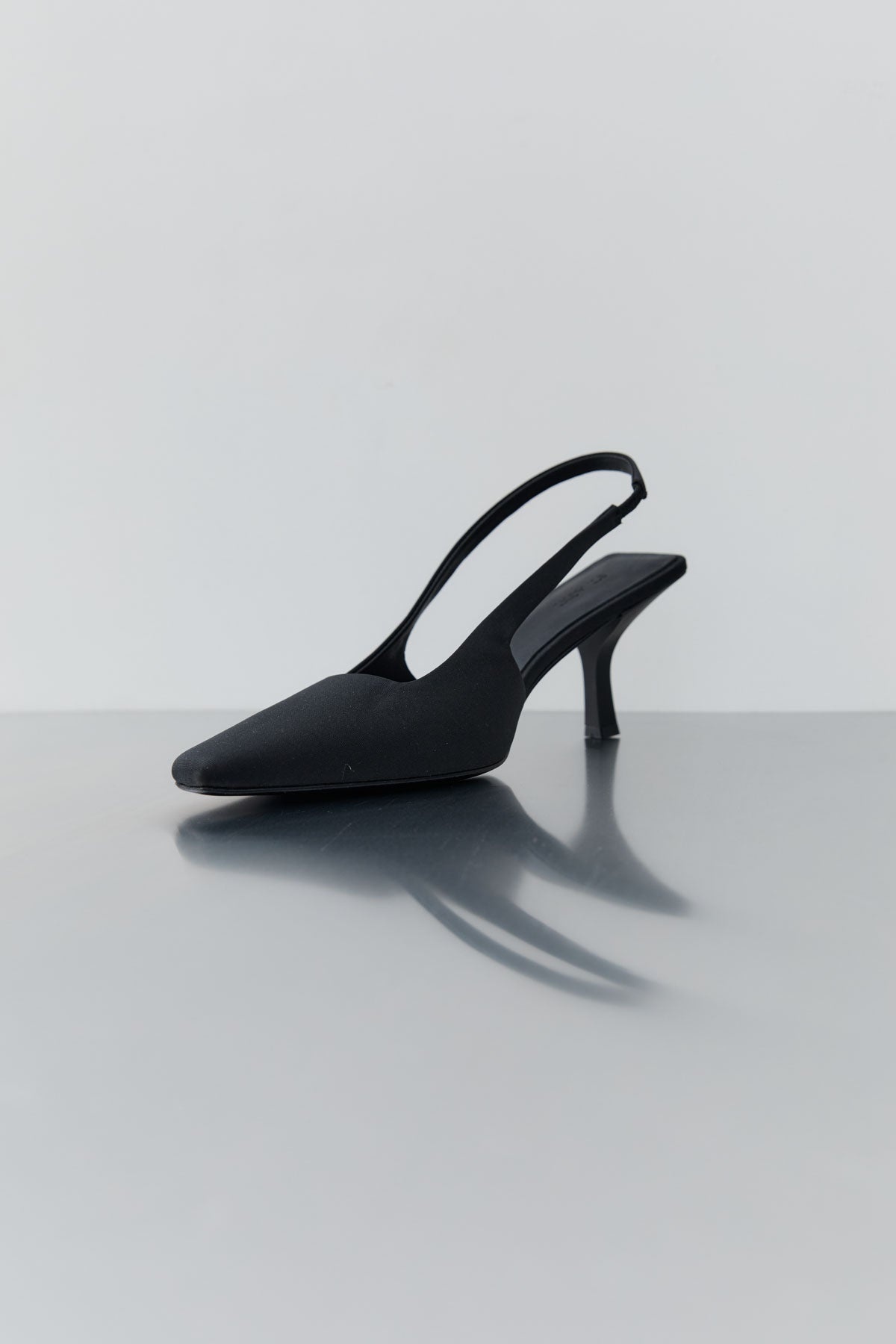 PRE-ORDER: Paris Sling Back Kitten Heel - Black - 1