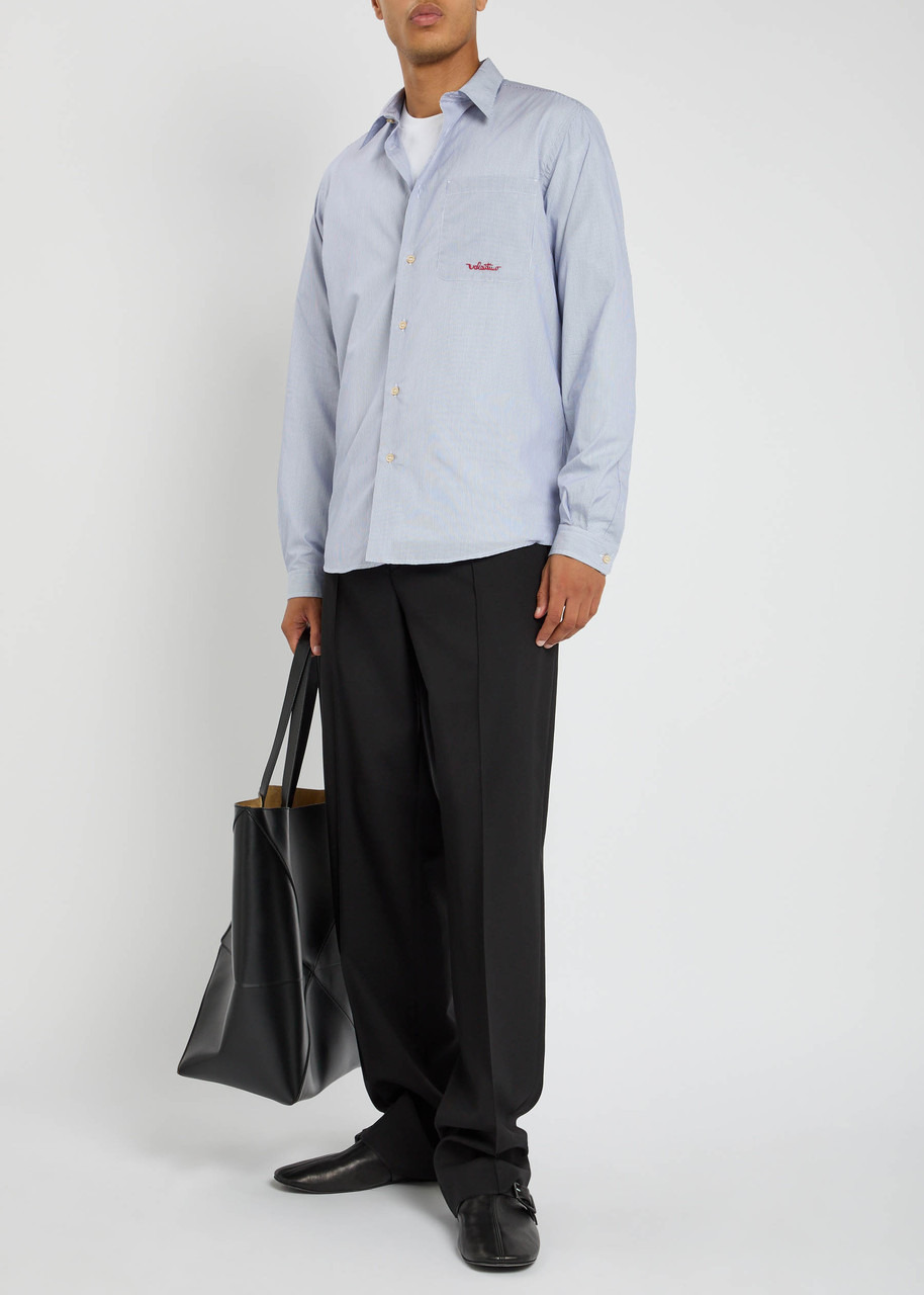 Valentino Garavani Oxford Pinstriped Cotton Shirt - 4