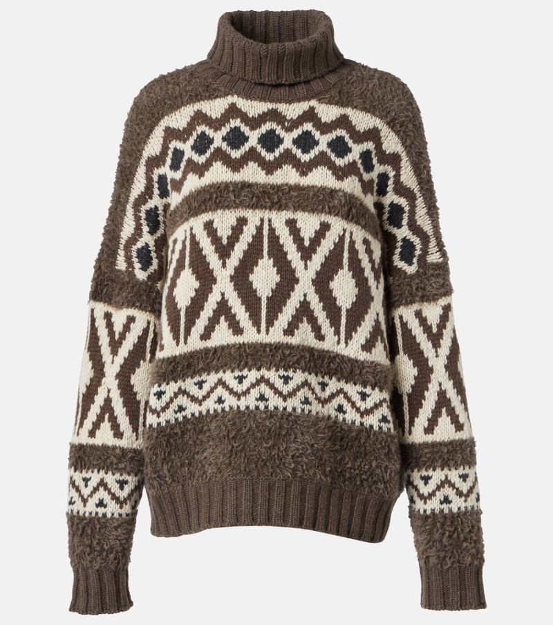 intarsia-knit sweater - 1