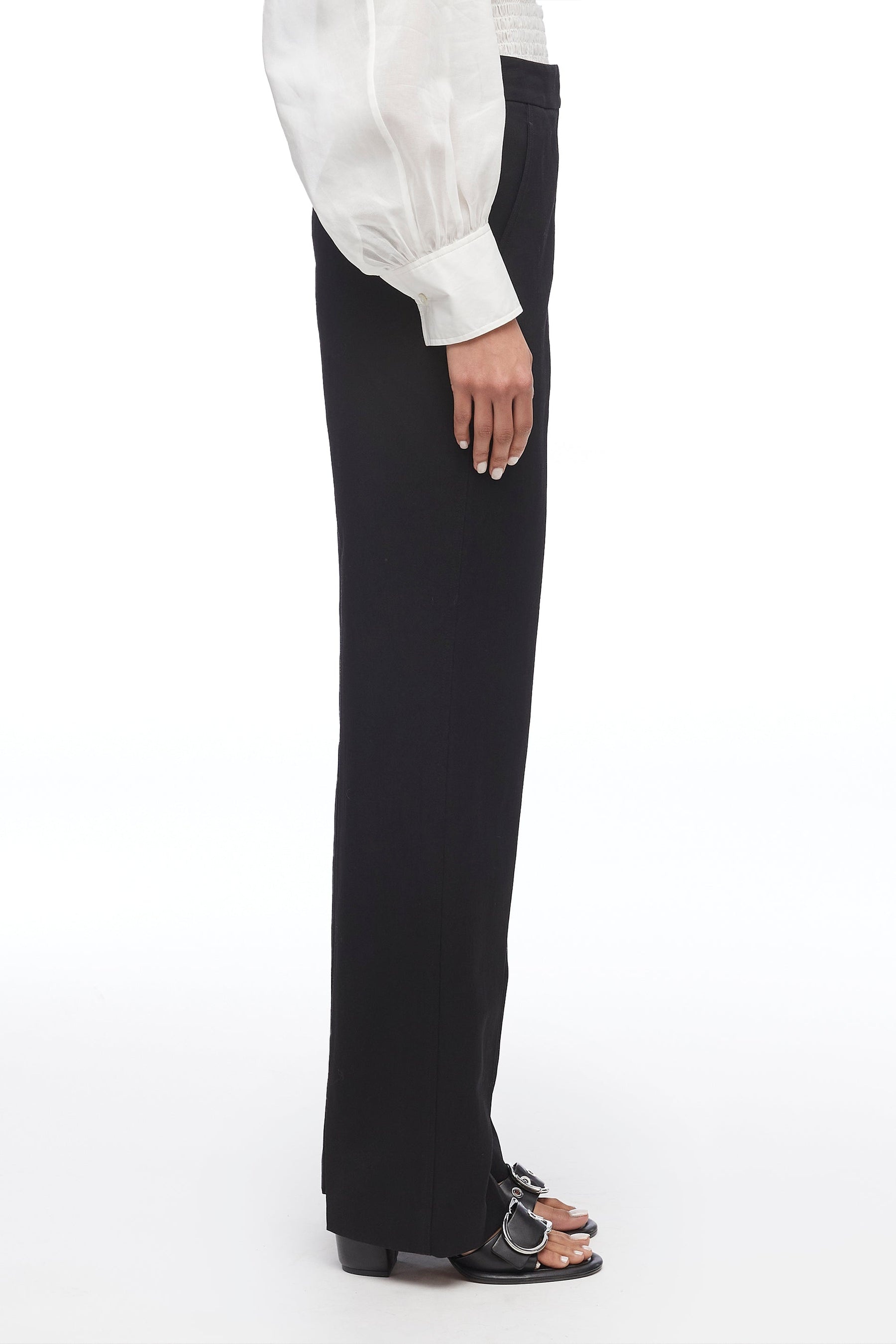 Relaxed Wool Tailored Pant - 3