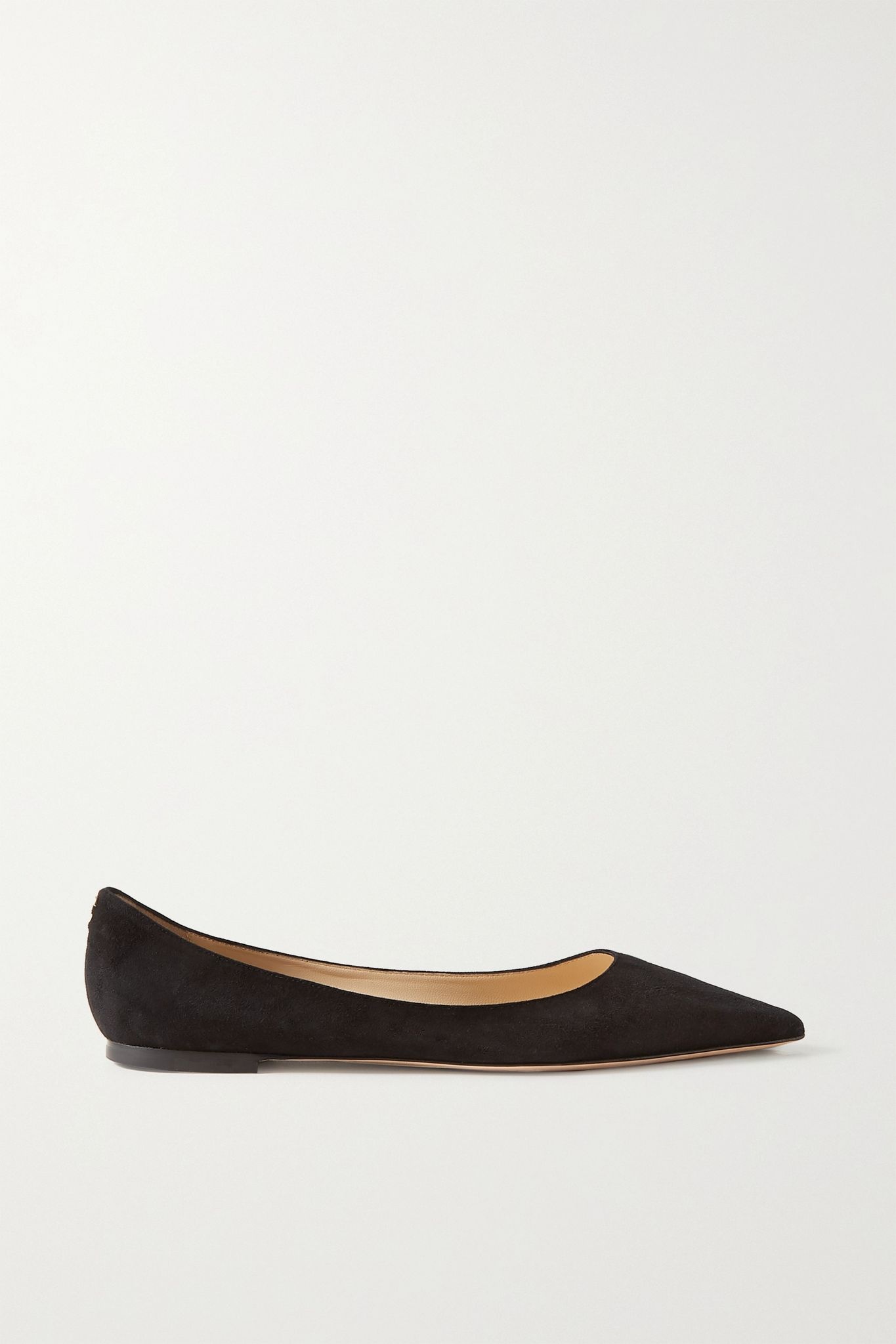 Love suede point-toe flats - 1