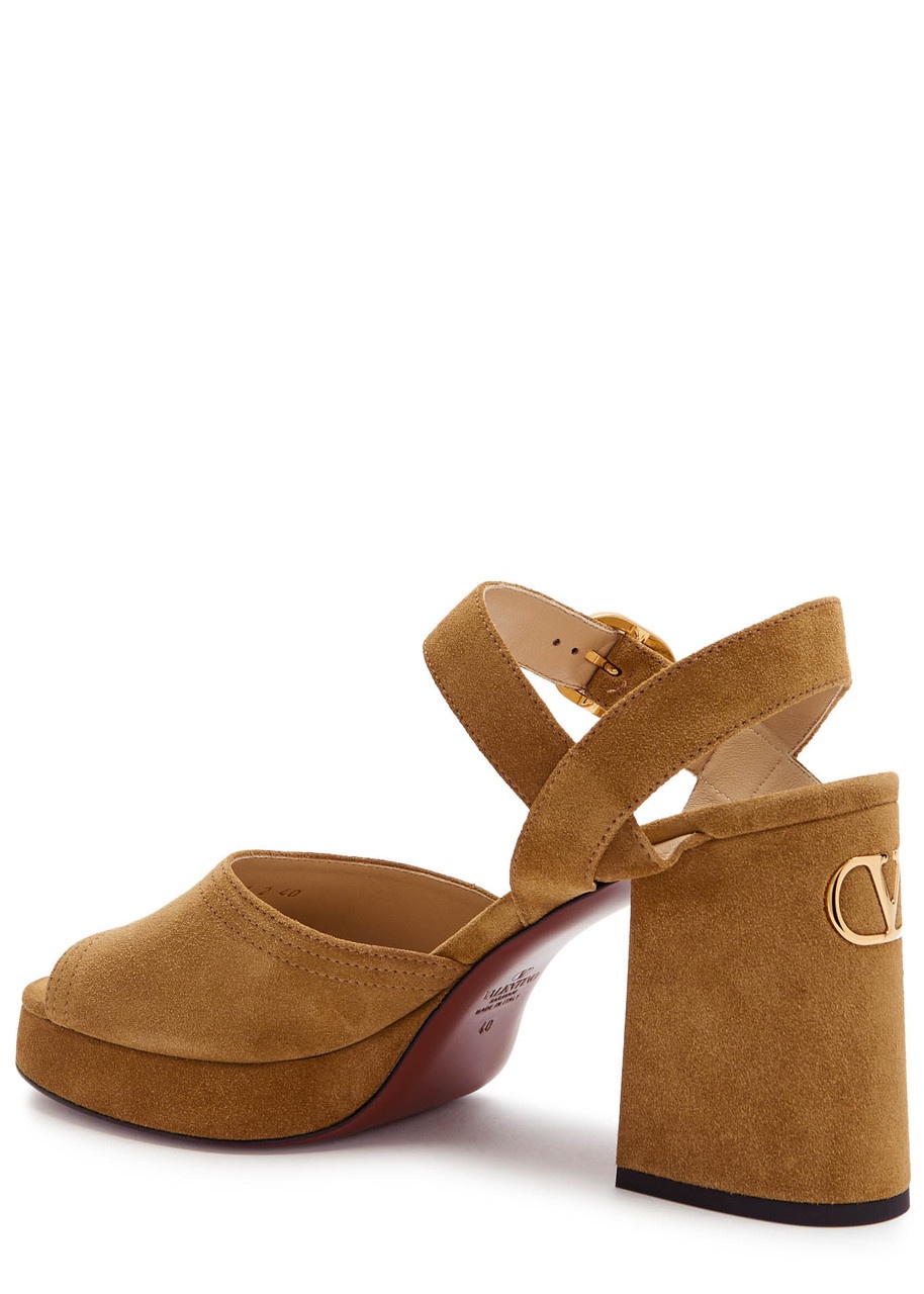 Valentino Fawcette 100 Suede Platform Sandals - 2