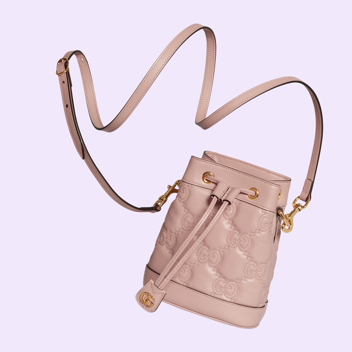 GG Matelassé leather bucket bag - 4